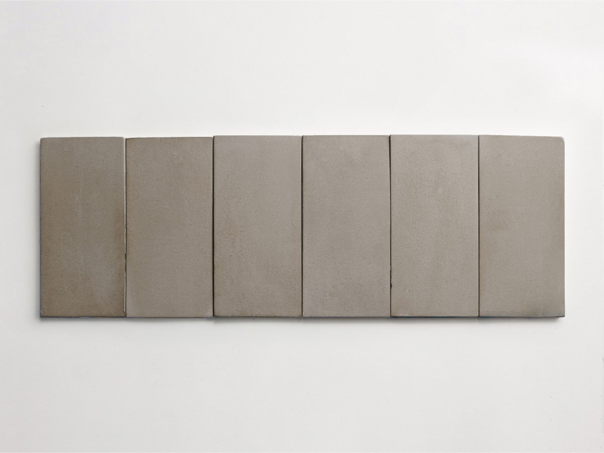 Ceramic Shibori Tile White 8x4 Black Wash tile.