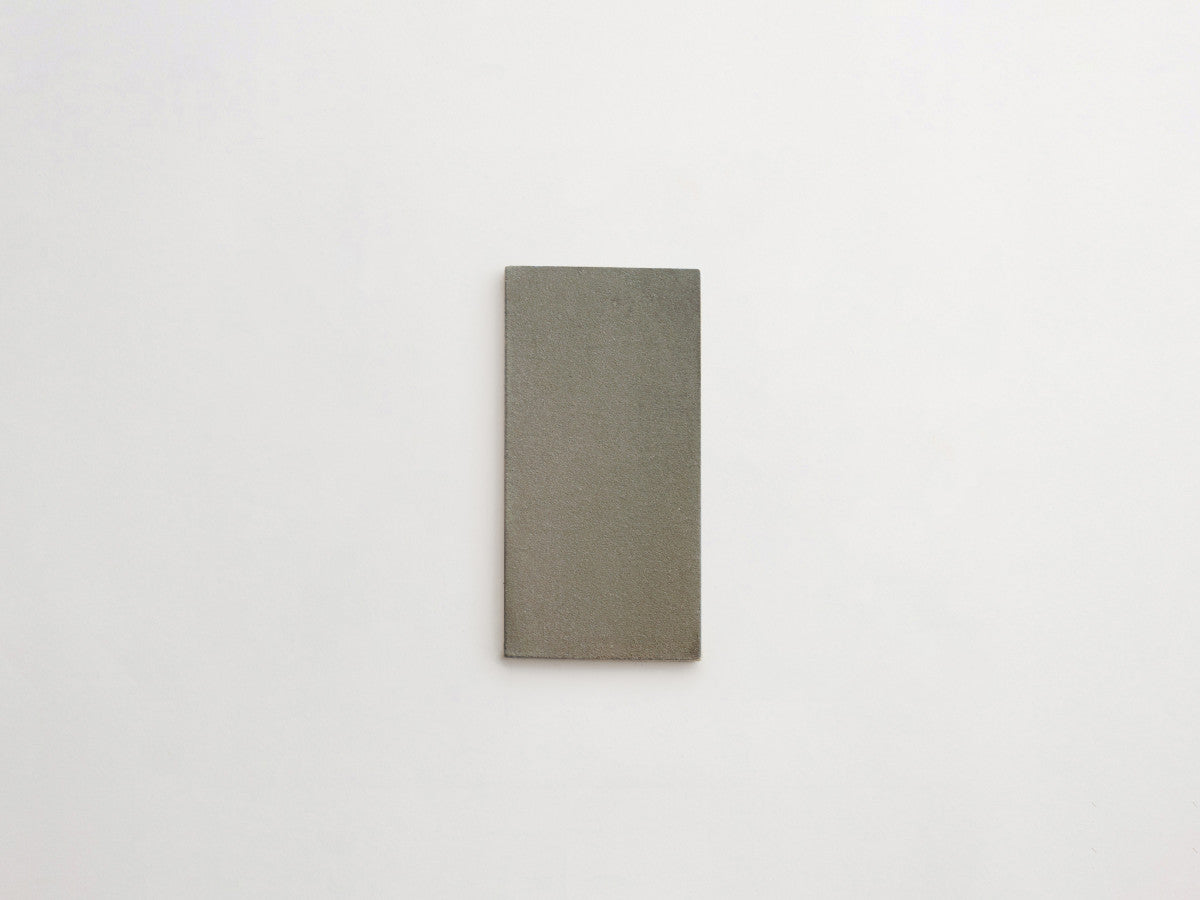 Ceramic Shibori Tile Natural 8x4 Black Wash tile.