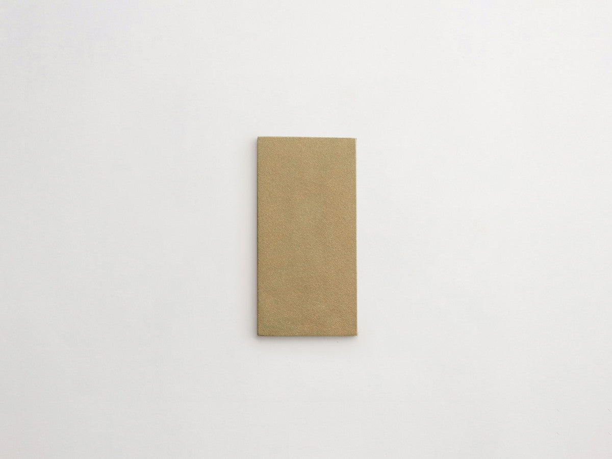 Ceramic Shibori Tile Grey 8x4 Yellow Wash tile.