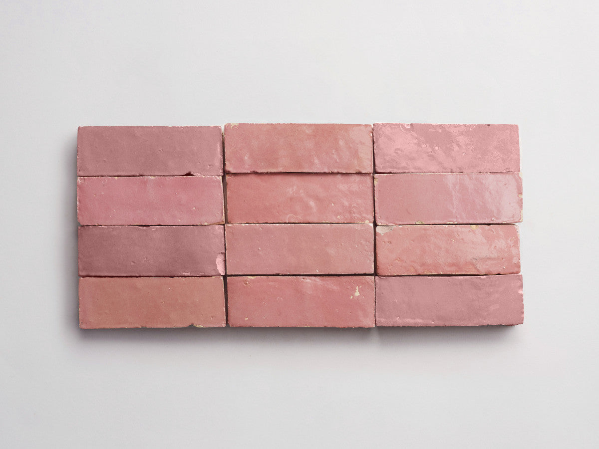 zellige tile | vintage rose pink subway bejmat | clé