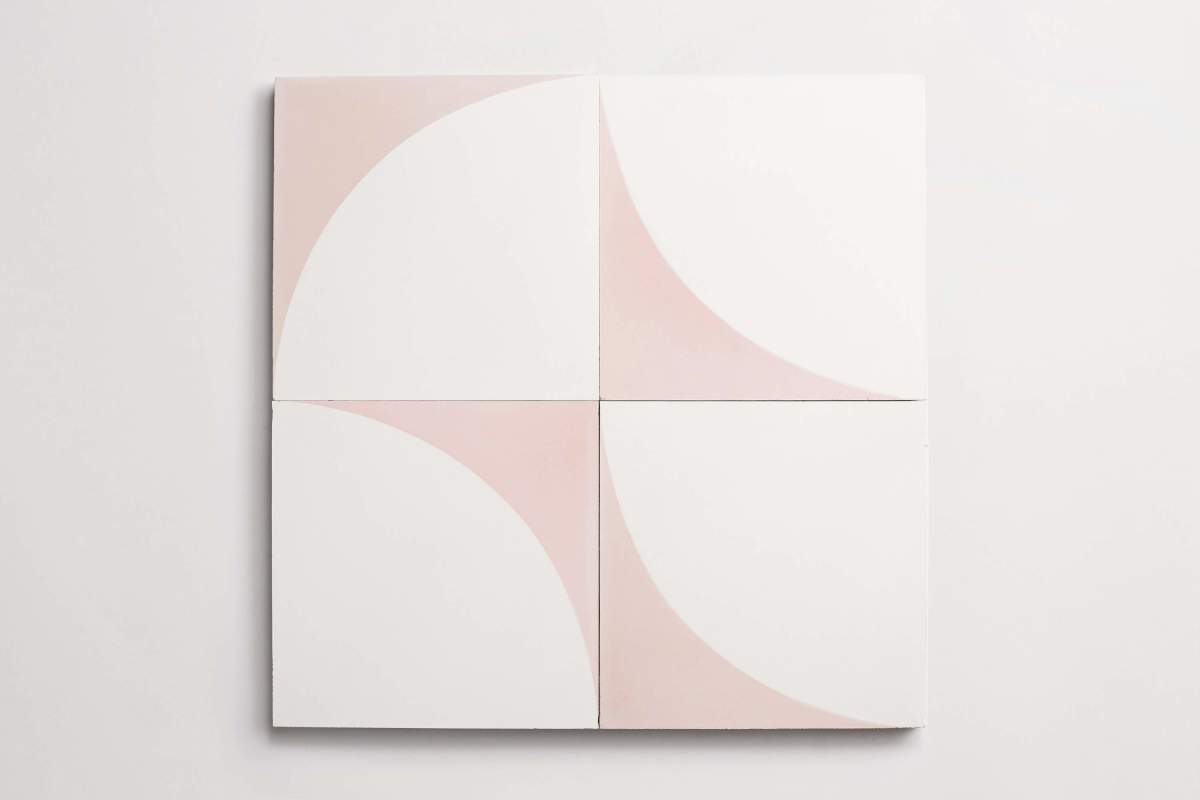 Tile concrete cement bold arc mocha.