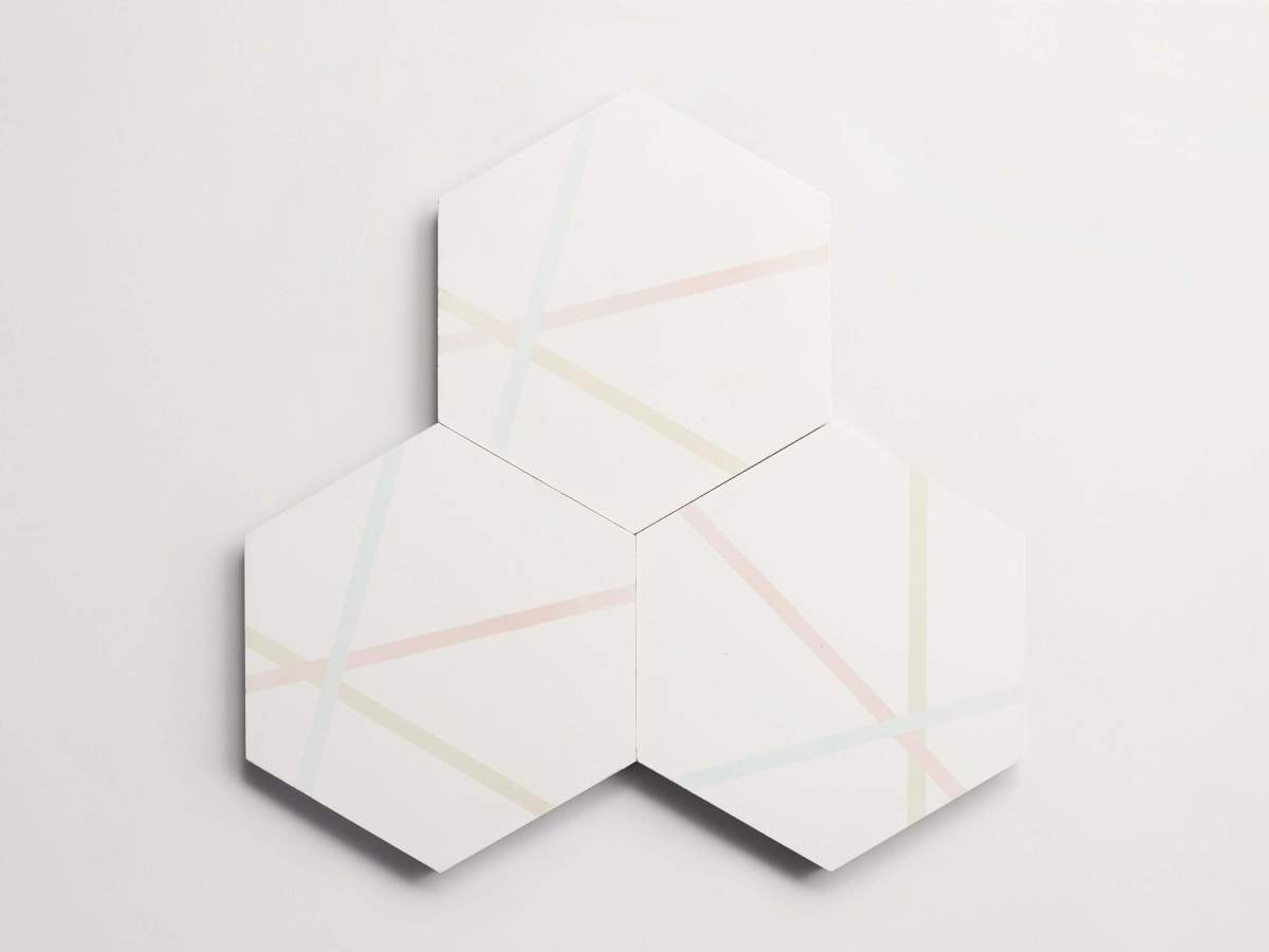 Oh joy! streamers 8" hex concrete cement tiles tile.