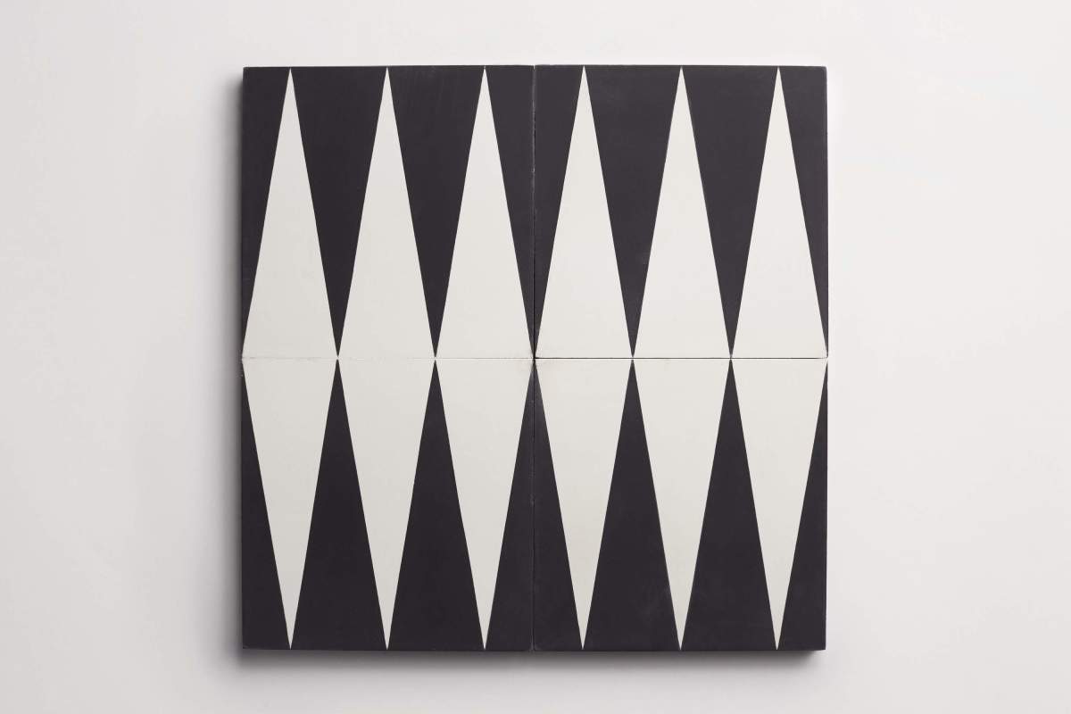 Tile concrete cement dartanian black white.