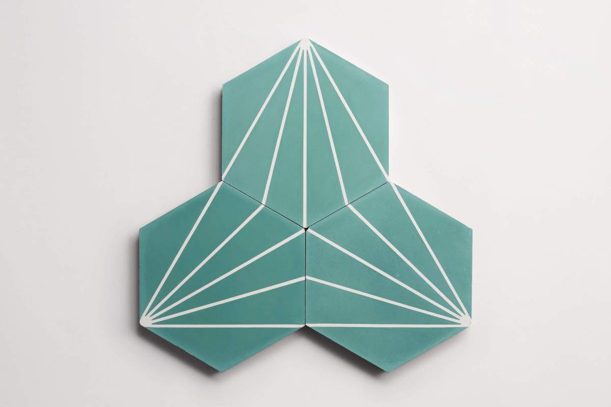 Tile concrete cement radar linear pattern kelly.