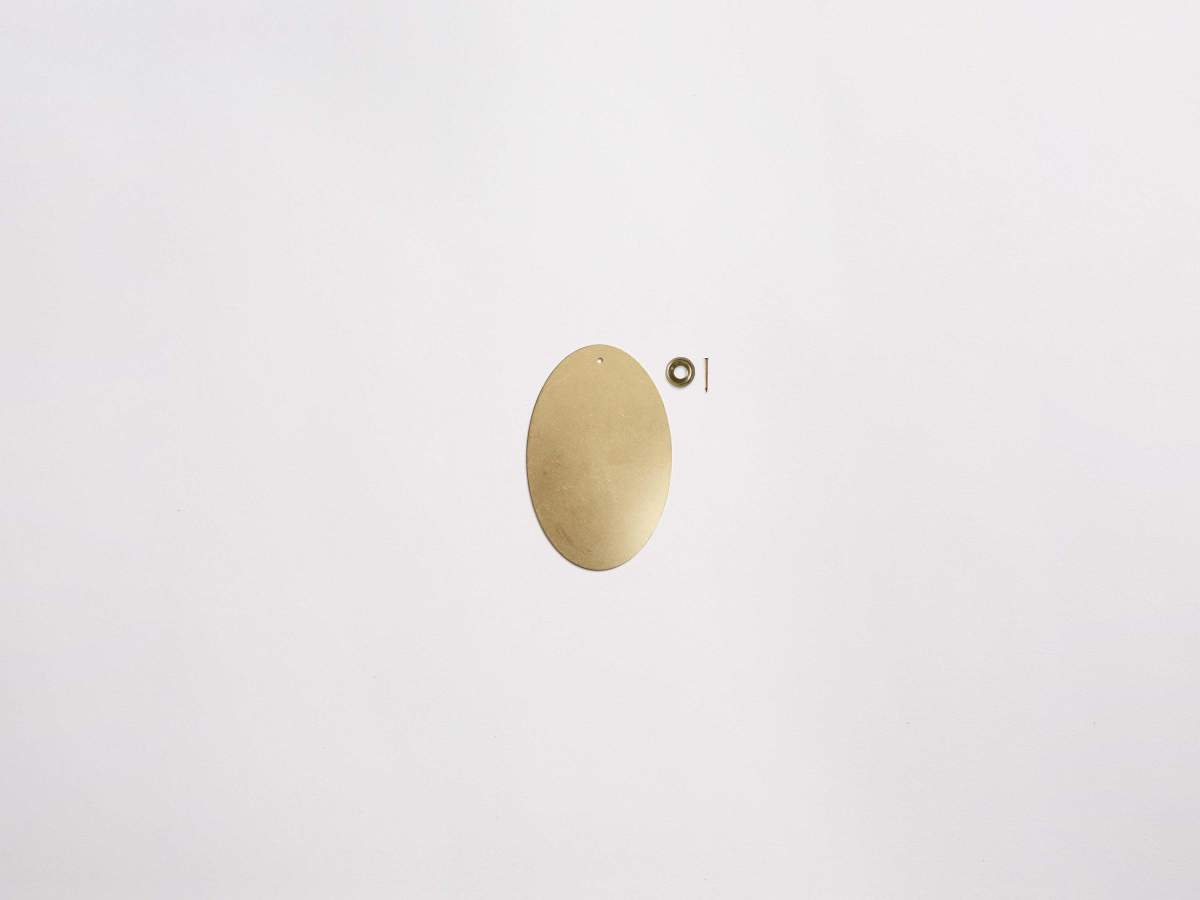 Small brass sequins erica tanov tile.
