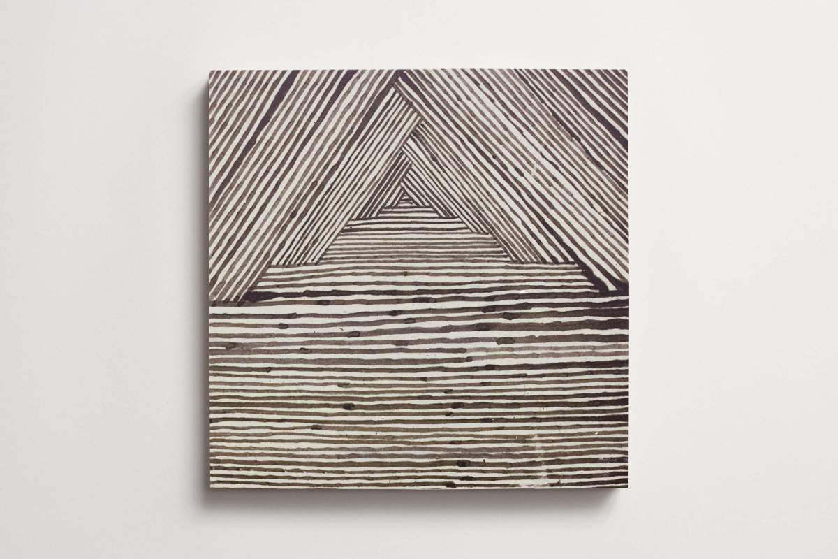 Ruan hoffmann much love me texture charcoal tile.