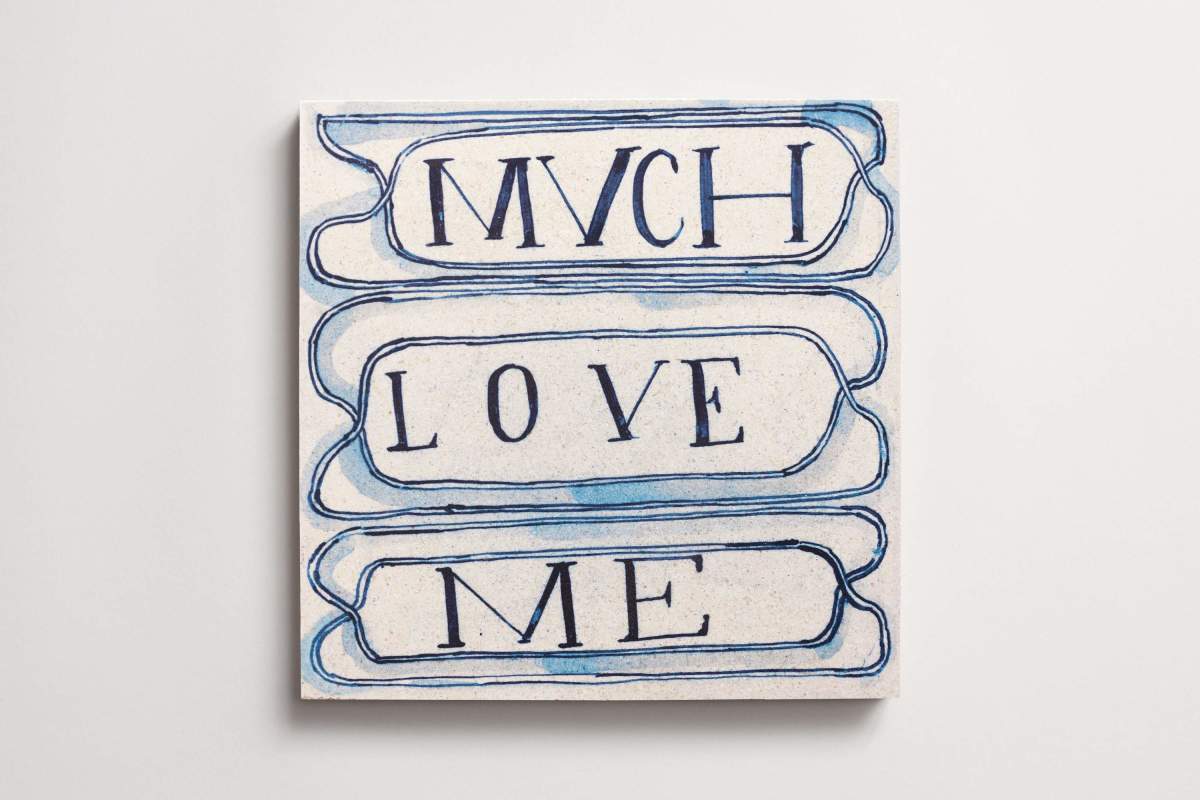 Ruan hoffmann much love me mlm delft blue tile.