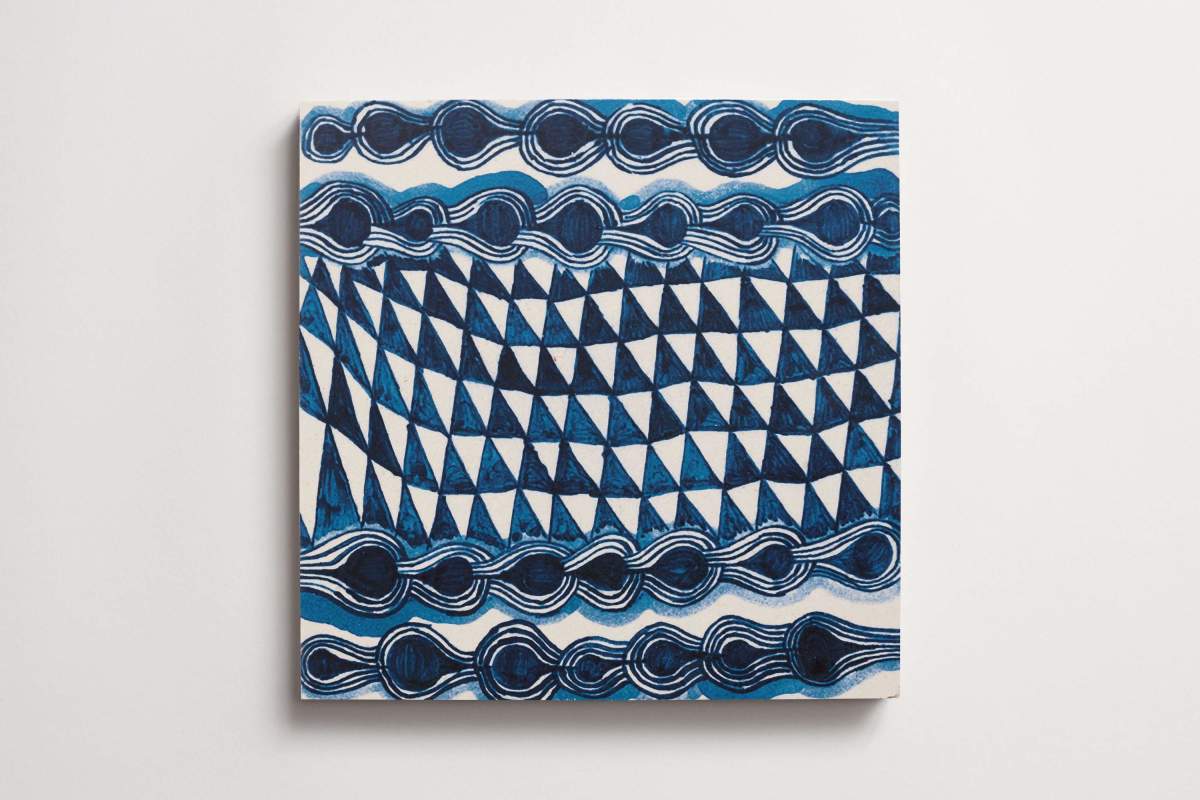 Ruan hoffmann much love me tribal border delft blue.