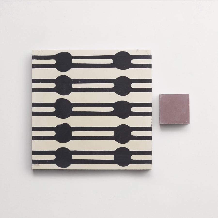 cement: clé + erica tanov | jacobsen | grande | matte | plaster + taro | sample ~ 8"x8"x⅝"