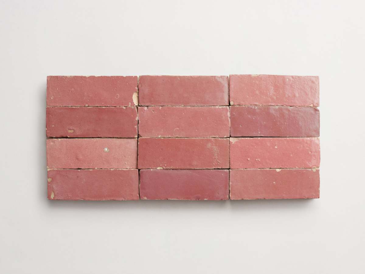 zellige tiles | blushing mistress pink subway bejmat | clé