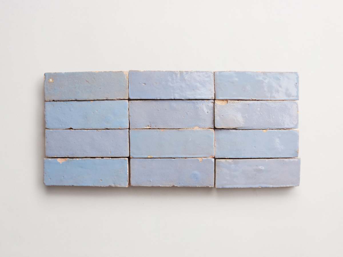 Zellige tile sky bloom soft blue subway bejmat.