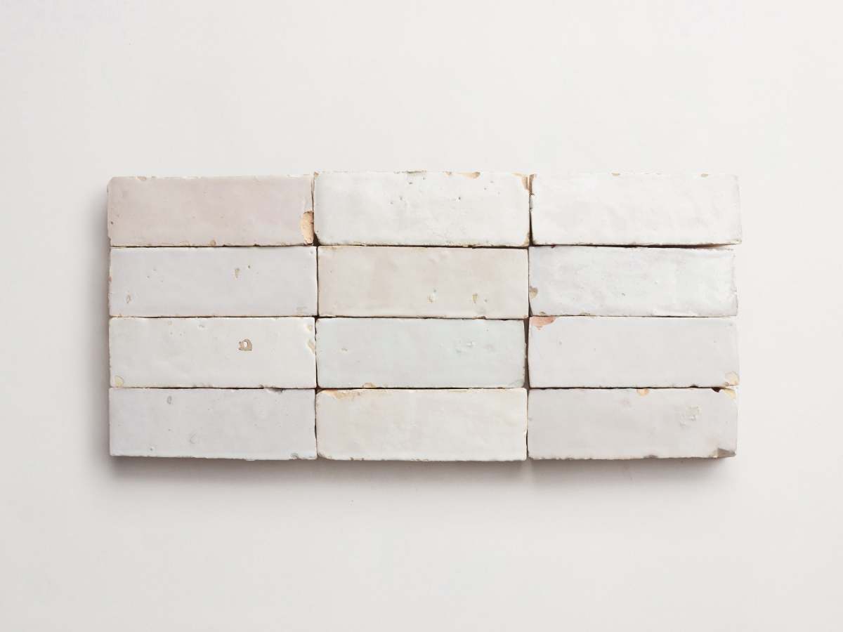 クレジェンテ♡ Cream 8本 zellige tile | weathered white subway bejmat | clé