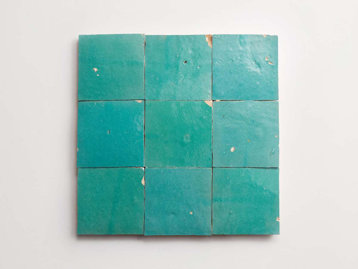 zellige tile | forgotten turquoise blue 4