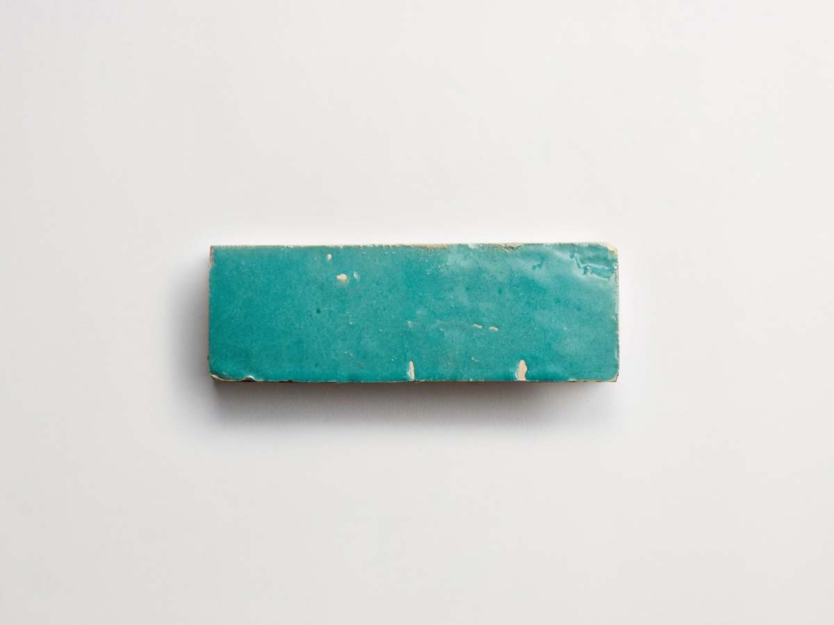 Zellige tile moroccan forgotten turquoise subway.