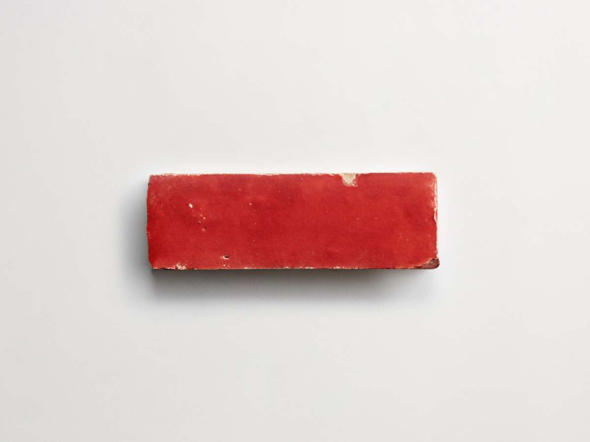 Red zellige tile palace red subway bejmat.