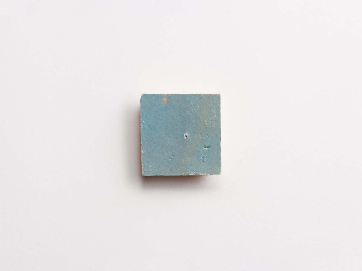 Pending storm 2" zellige unmounted square tile.