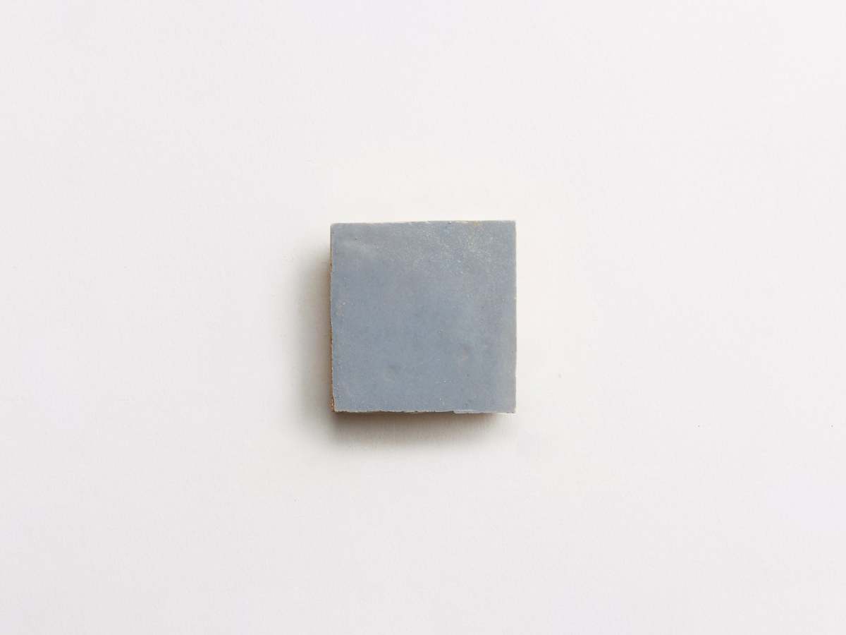 Shattered pearl unmounted zellige moroccan terracotta tile.