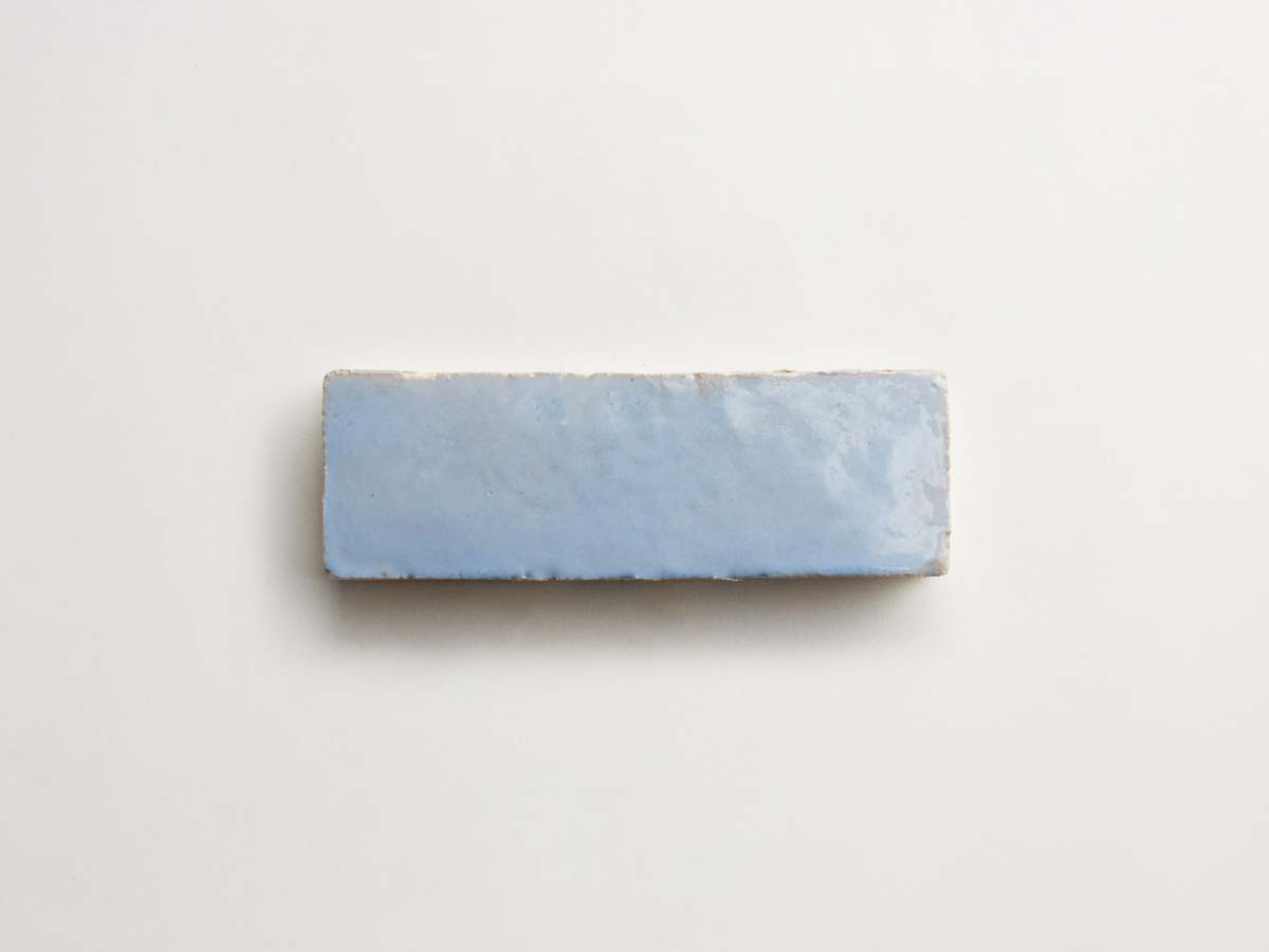 Zellige tile sky bloom soft blue subway bejmat.