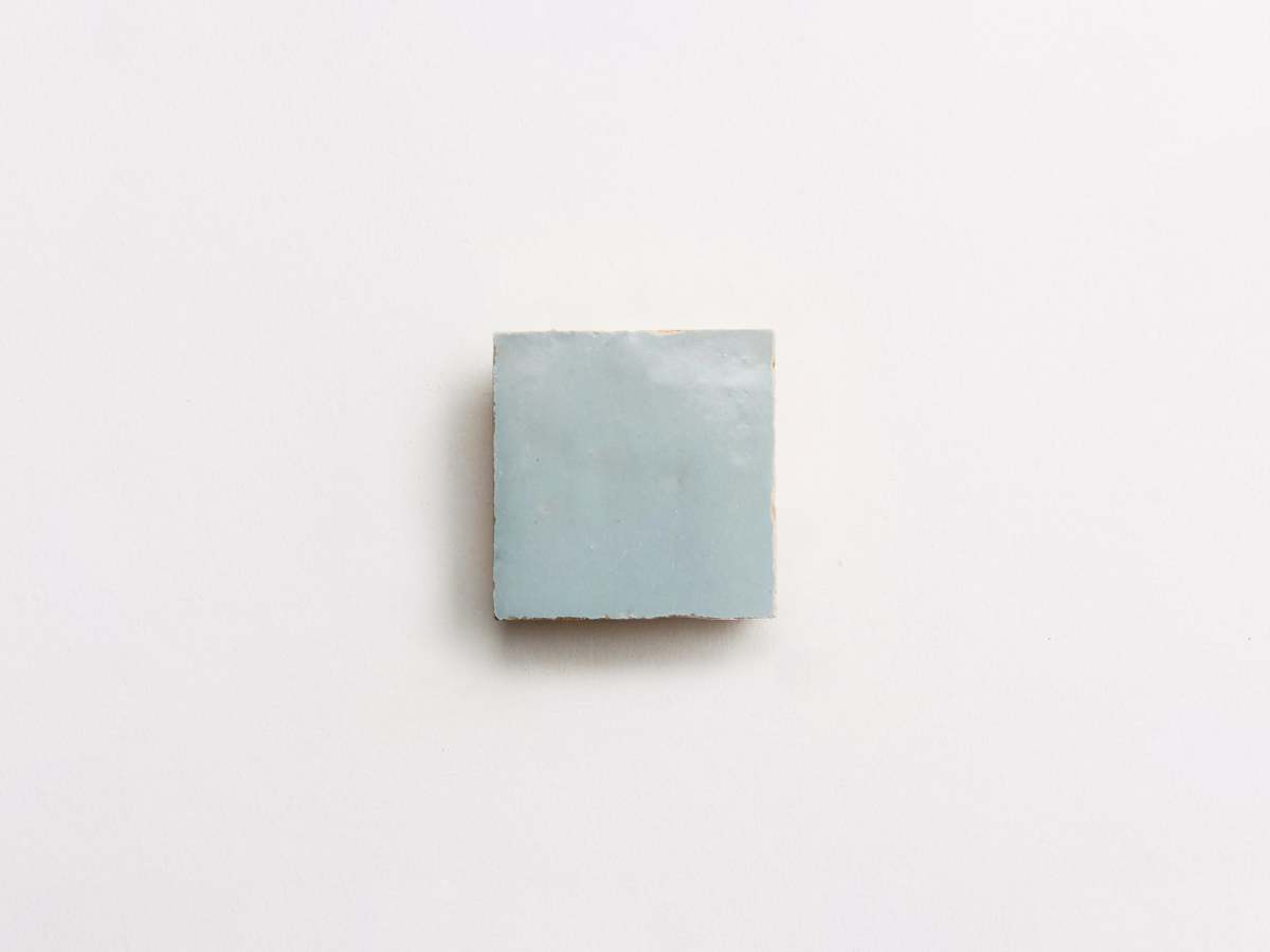 Tea ceremony unmounted zellige moroccan terracotta tile.