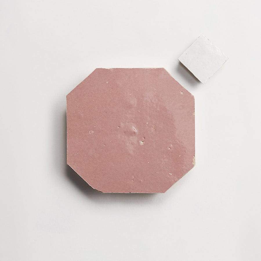 zio & sons + clé | vintage rose octagon + moroccan sea salt bouchon (bundle) | gloss | sample ~ ⅜"