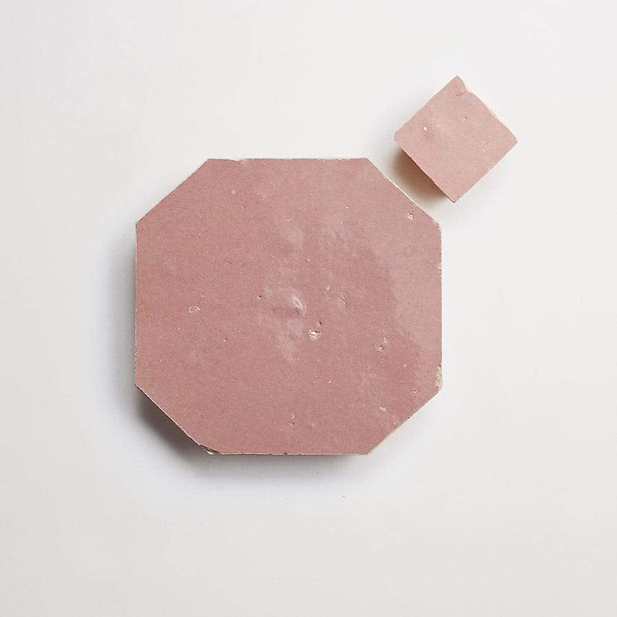 zio & sons + clé | vintage rose octagon + bouchon (bundle) | gloss | sample ~ ⅜"
