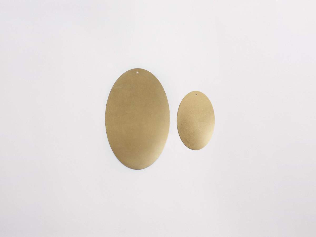 Large brass sequin erica tanov tile.