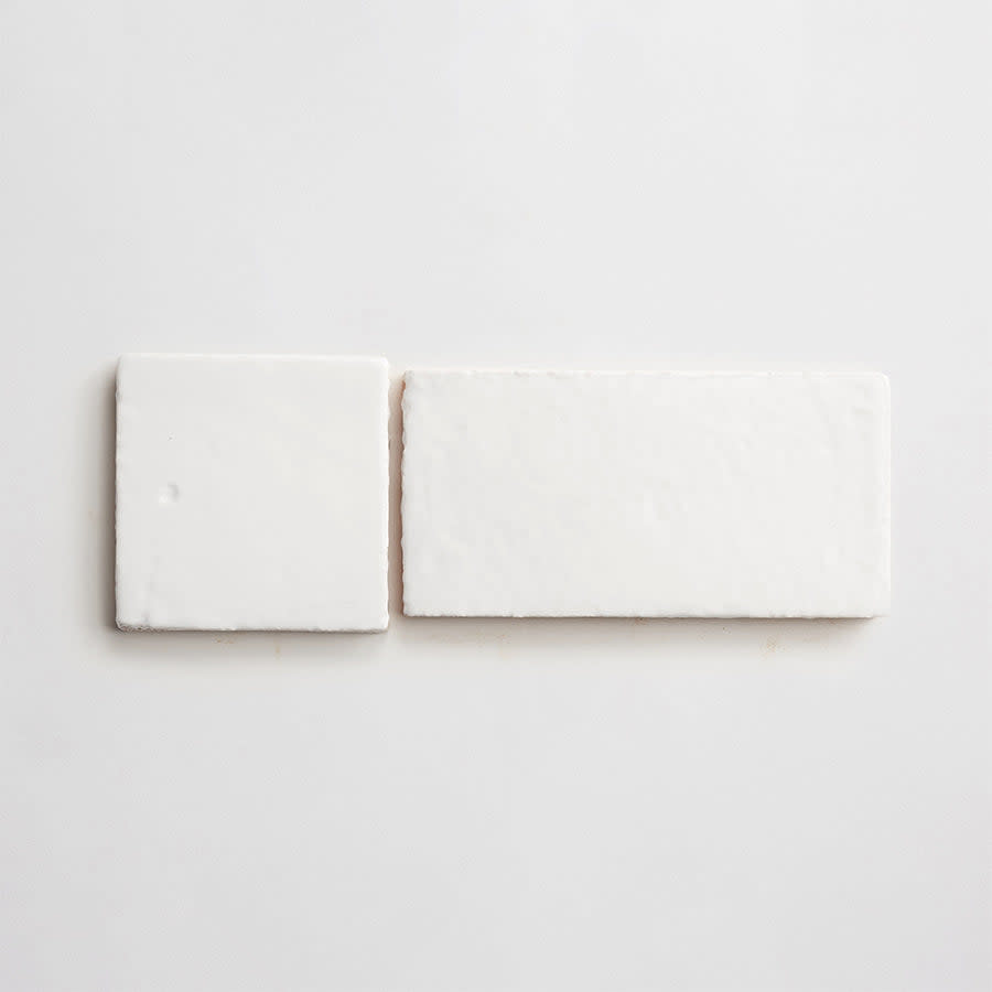 villa classica: brilliante | mason + petite (bundle) | gloss | white | sample ~ 4"x4"x⅜"