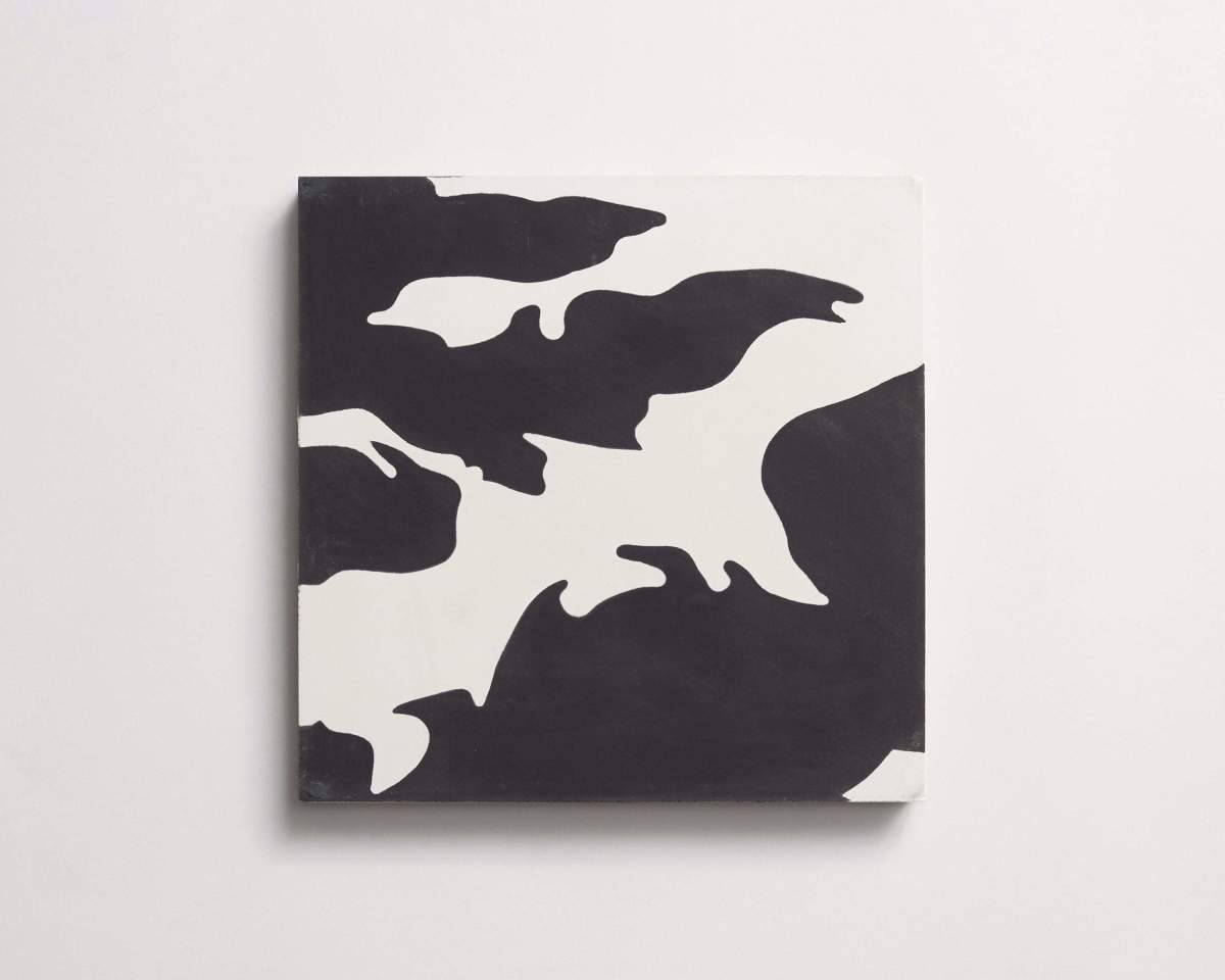 Tile concrete cement eskayel dance black white.