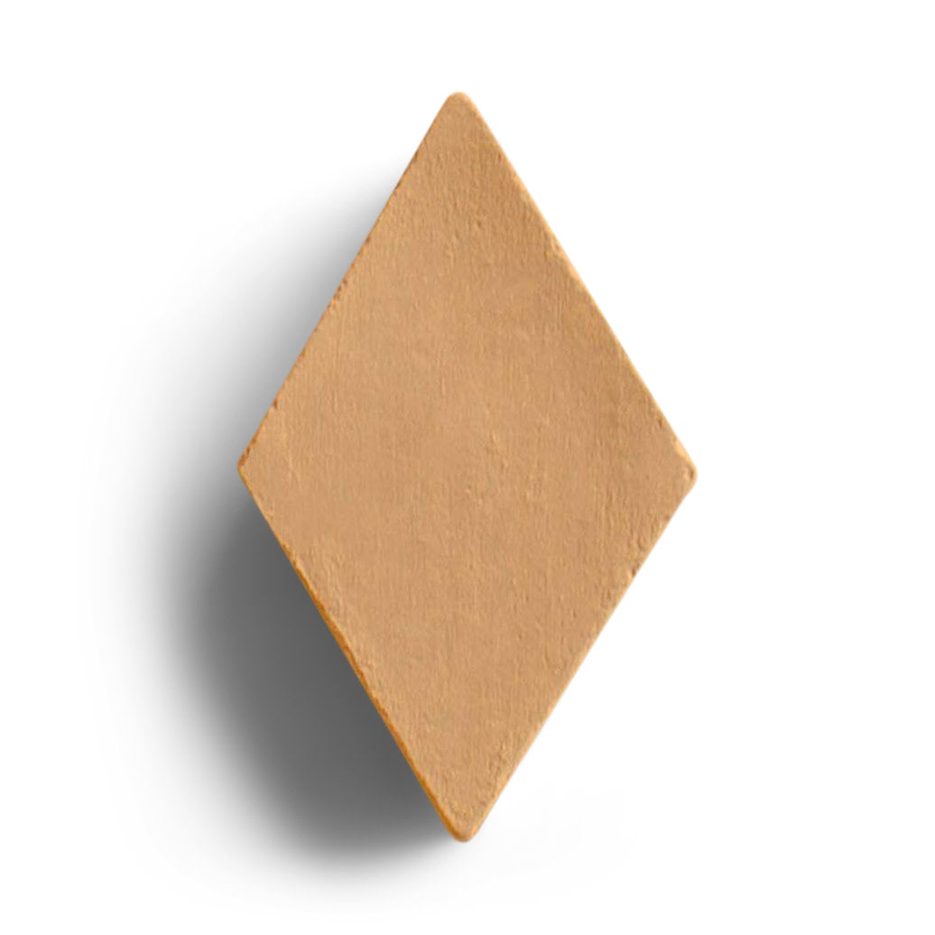 fornace brioni + cristina celestino | trama | unfinished | cotto rosato | sample ~ 1¼"x2"x⅝"