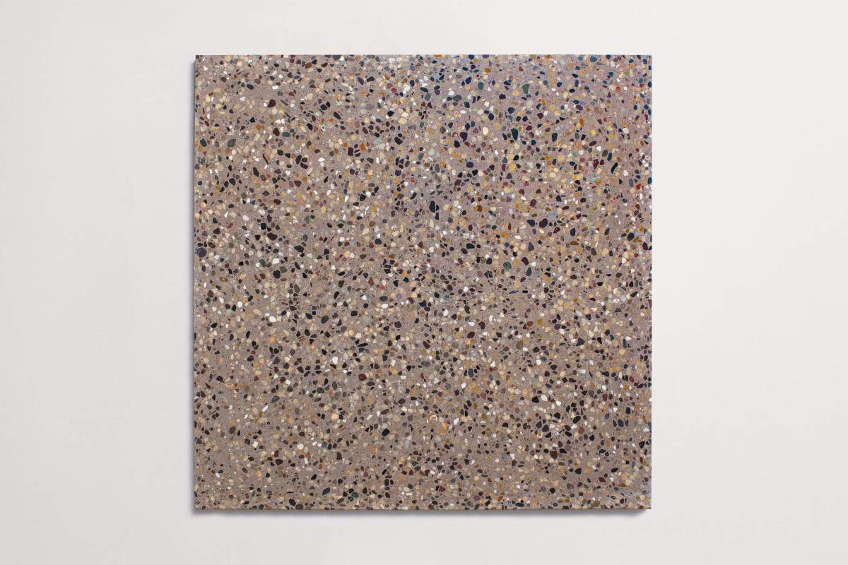 Tile forage terrazzo cement mouse square 24x24.
