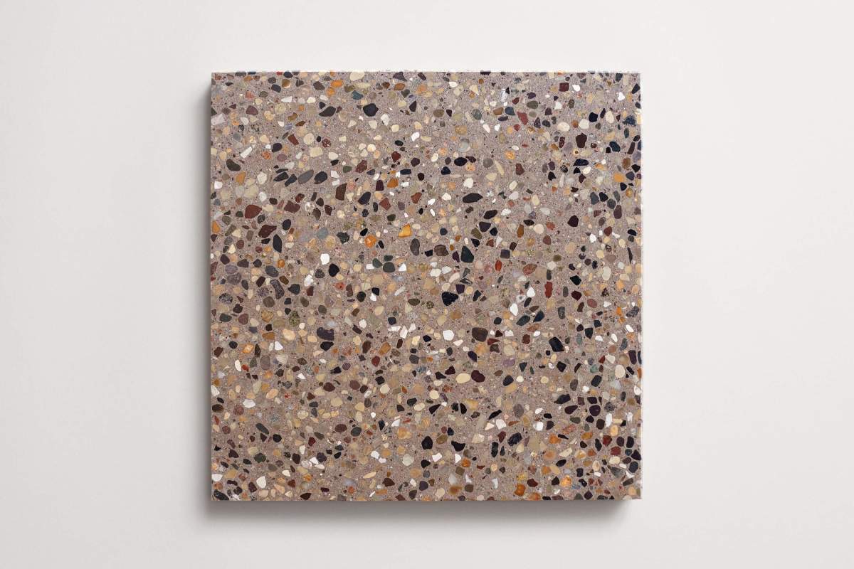 Tile forage terrazzo cement mouse square 12x12.