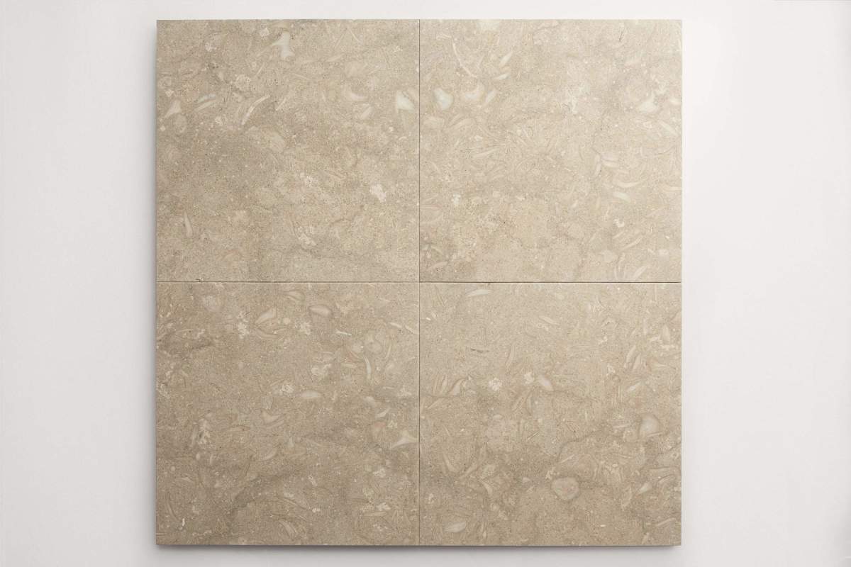 Limestone stone tile square 12" grand place arbor.