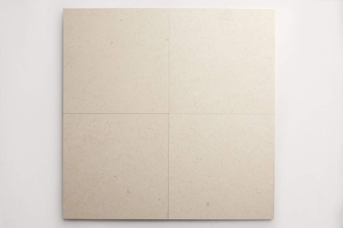 Limestone stone tile square 12" grand place ceruse.