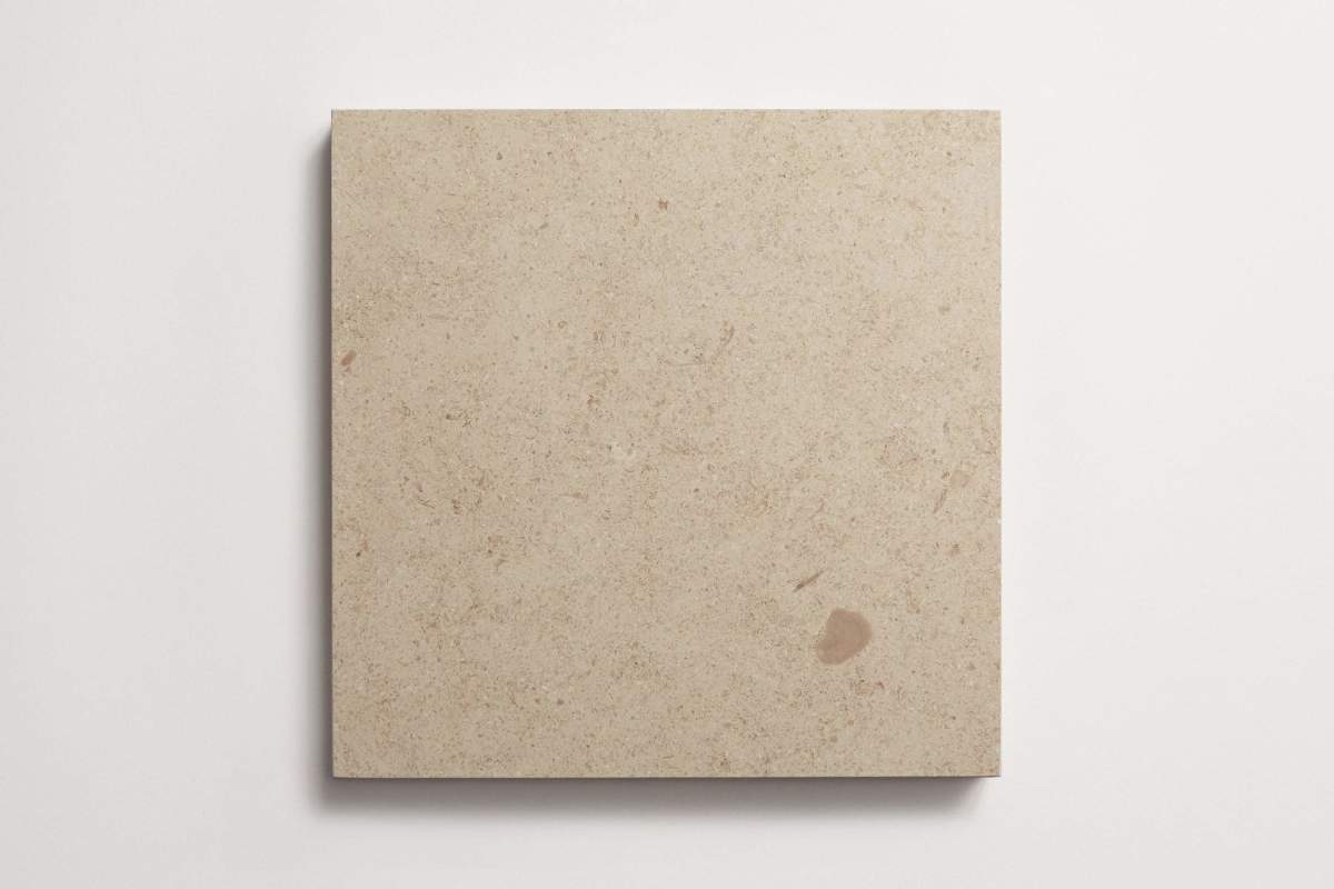 Limestone stone tile square 12" grand place ange.
