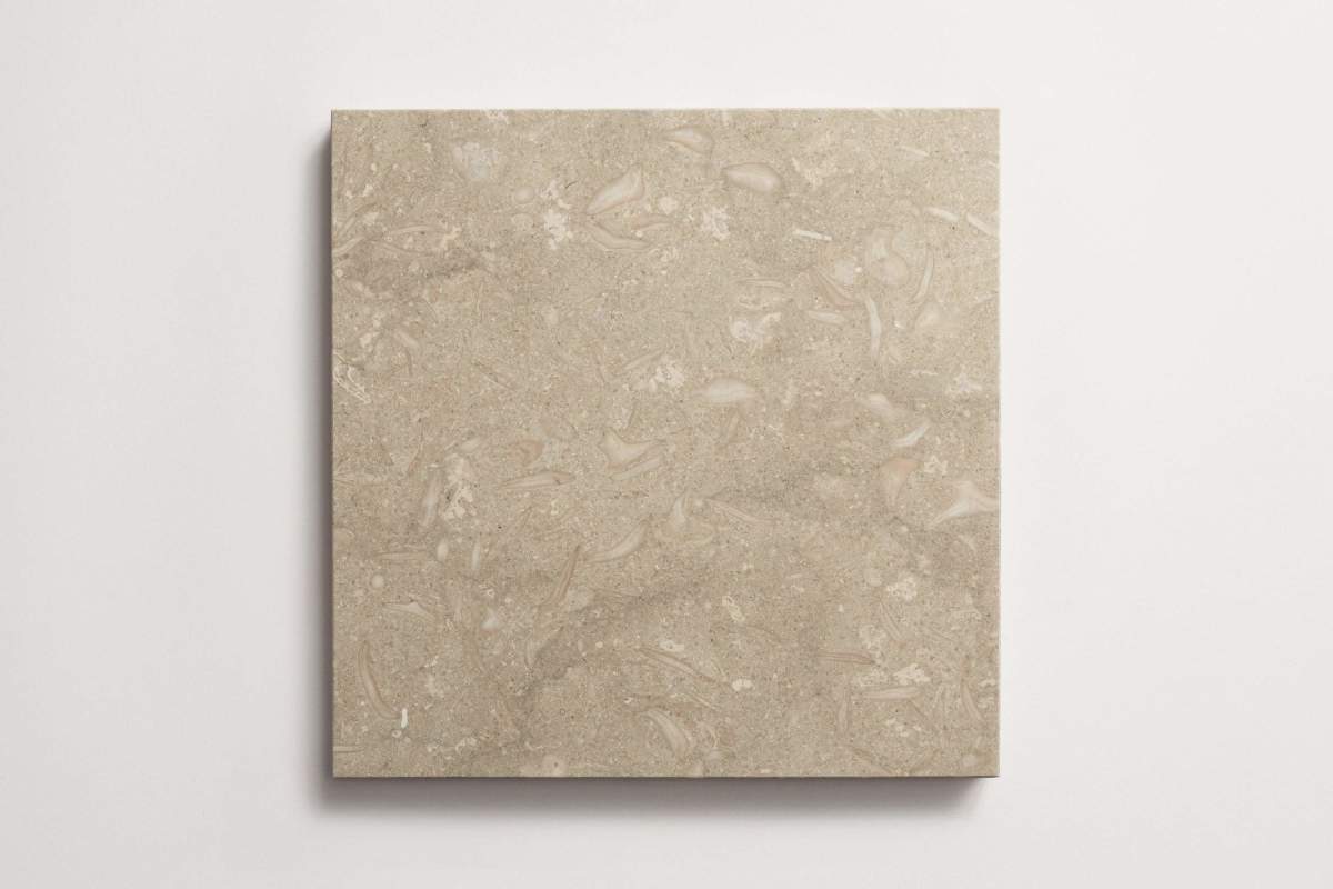 Limestone stone tile square 12" grand place arbor.
