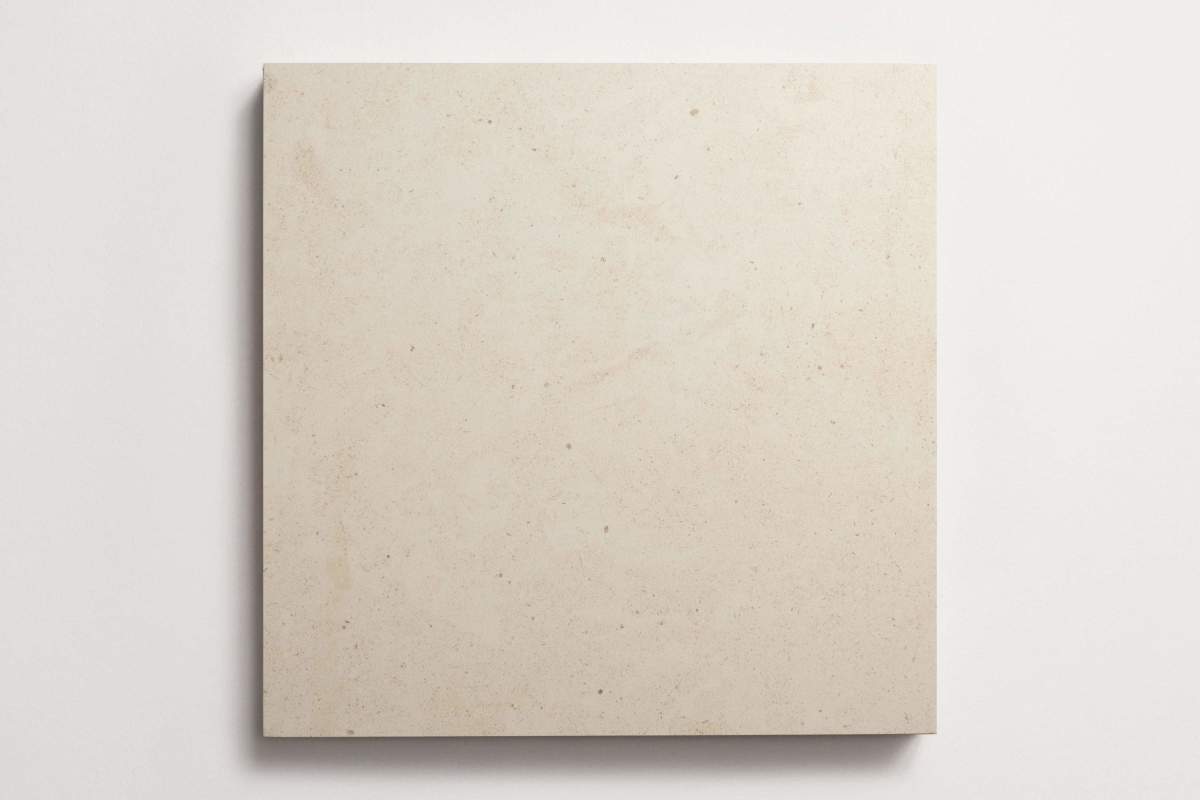 Limestone stone tile square 18" grand place ceruse.