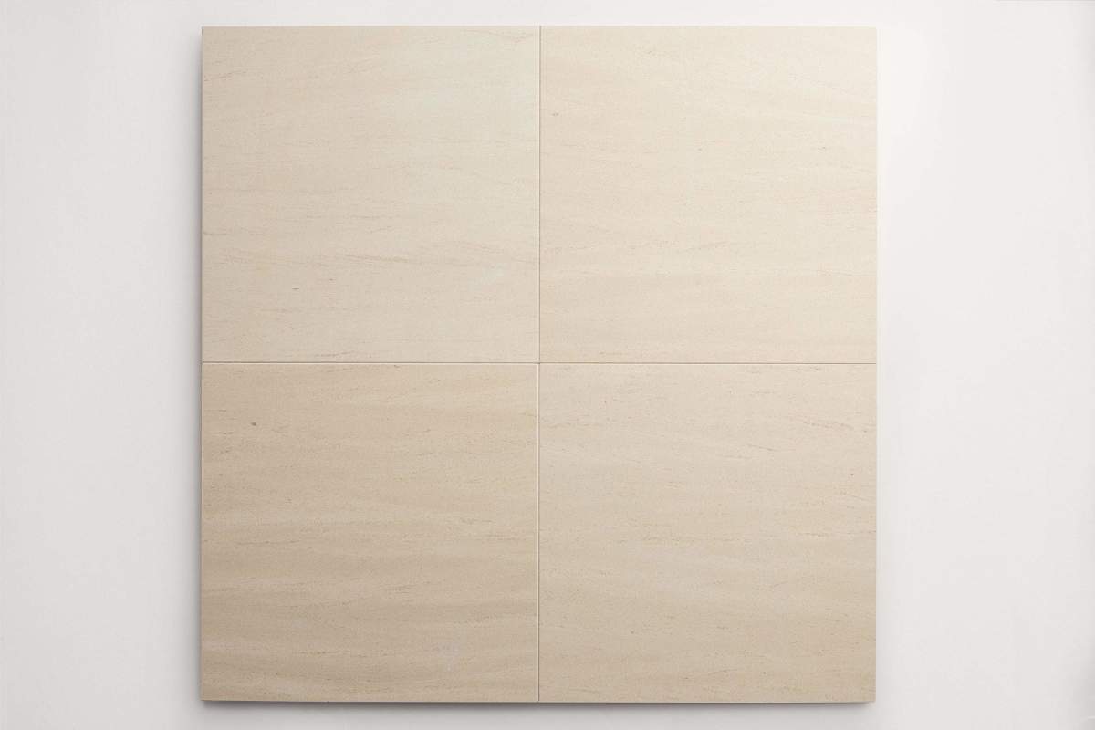Limestone stone tile square 12" grand place loupe.