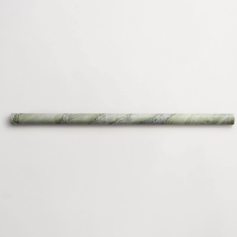 clé lapidary: sculpted shapes | cabochon grand | honed | jade green | sample ~ 1¼"x6"x⅝"