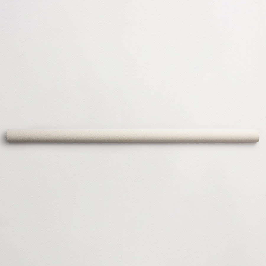 clé lapidary: sculpted shapes | cabochon grand | honed | white limestone | sample ~ 1¼"x6"x⅝"