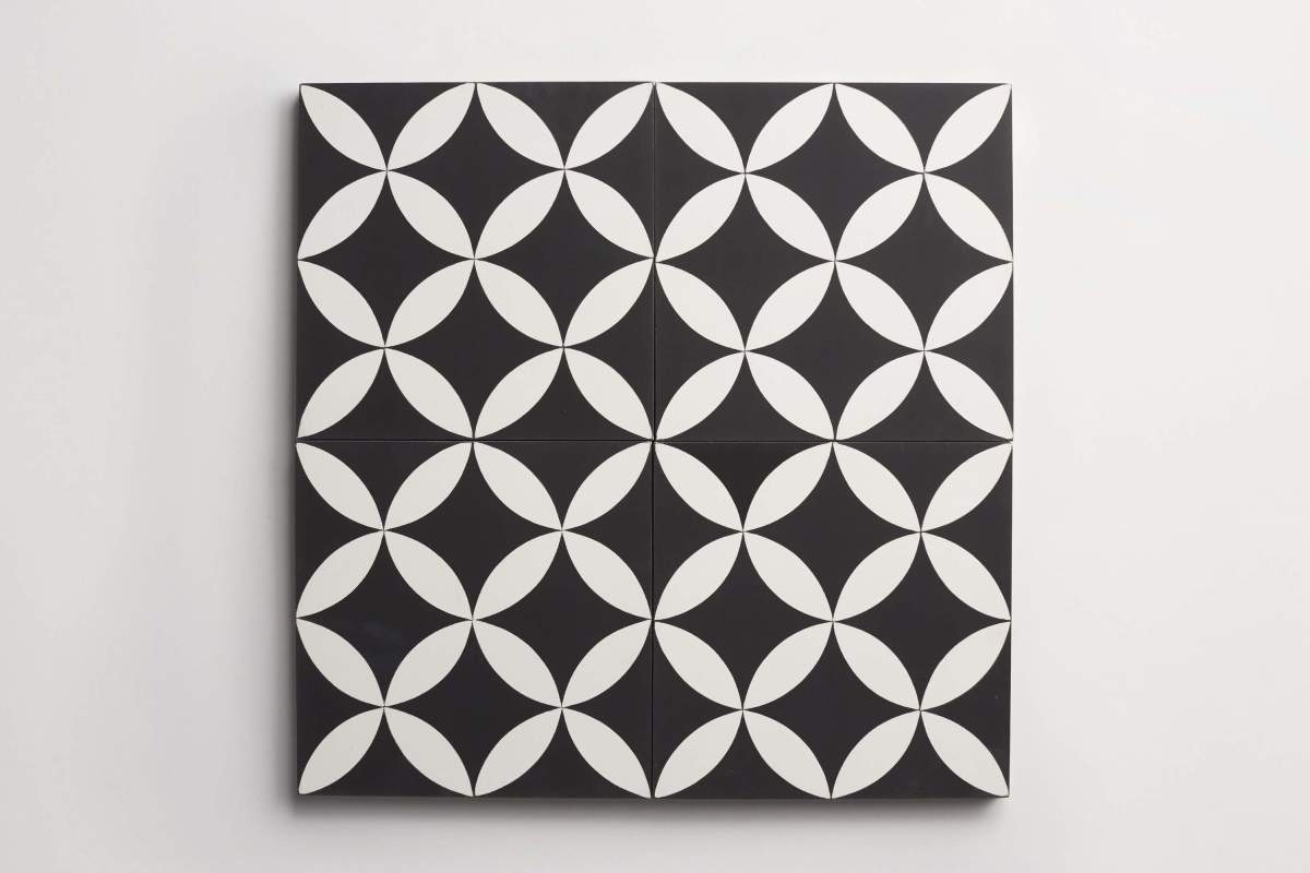 Tile concrete cement wonderful copenhagen black white.