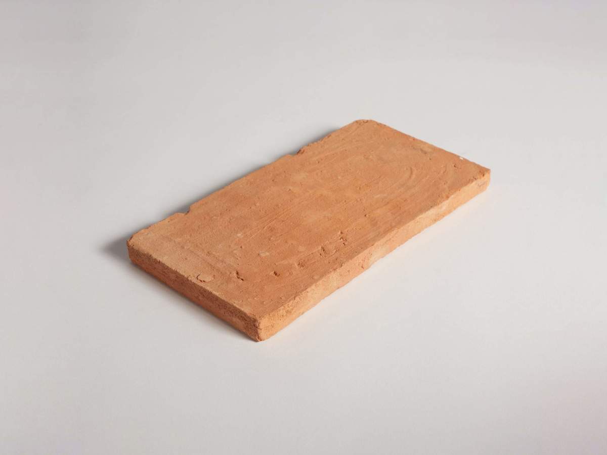 Cotto rosato rectangle tile +fornace brioni collaboration.