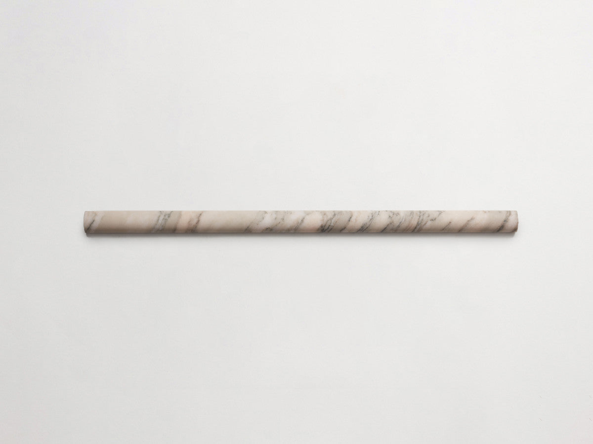 Lapidary rounded tile pink/grey 23.5 x 1.25.