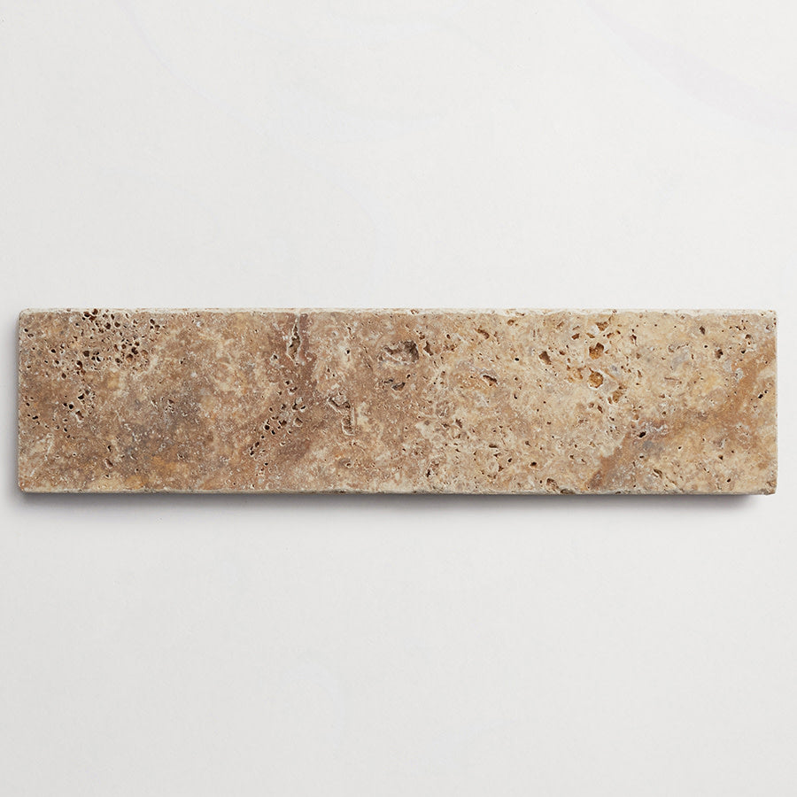 Pavers 3x12 rectangle tumbled travertine natural pumice