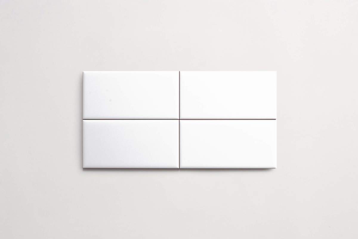 Tile ceramic white 3"x6" subway gloss.