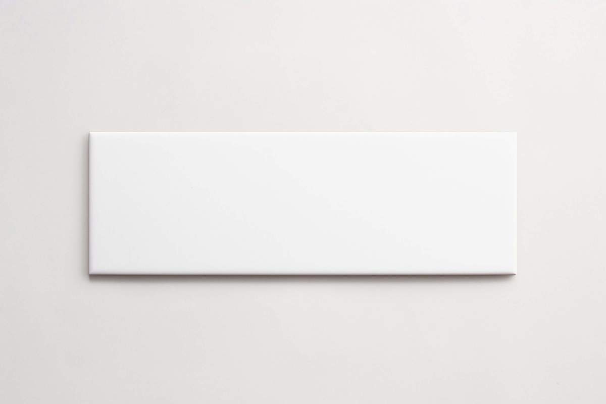 Tile ceramic white 4"x12" subway gloss.
