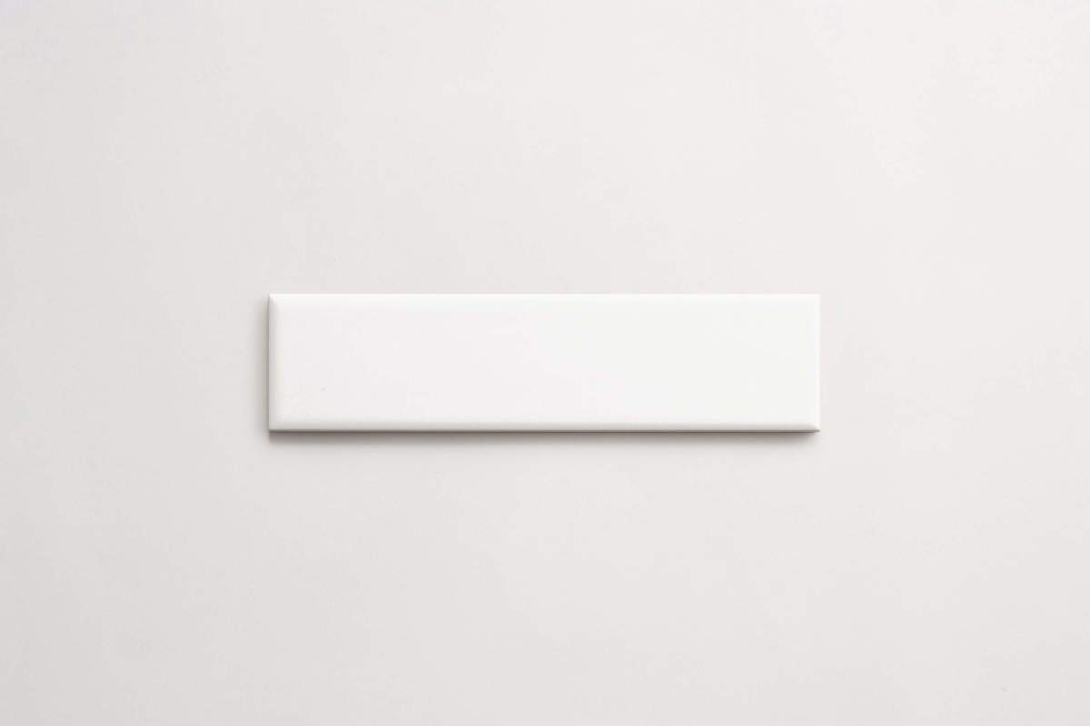 Tile ceramic white 2"x8" subway matte.