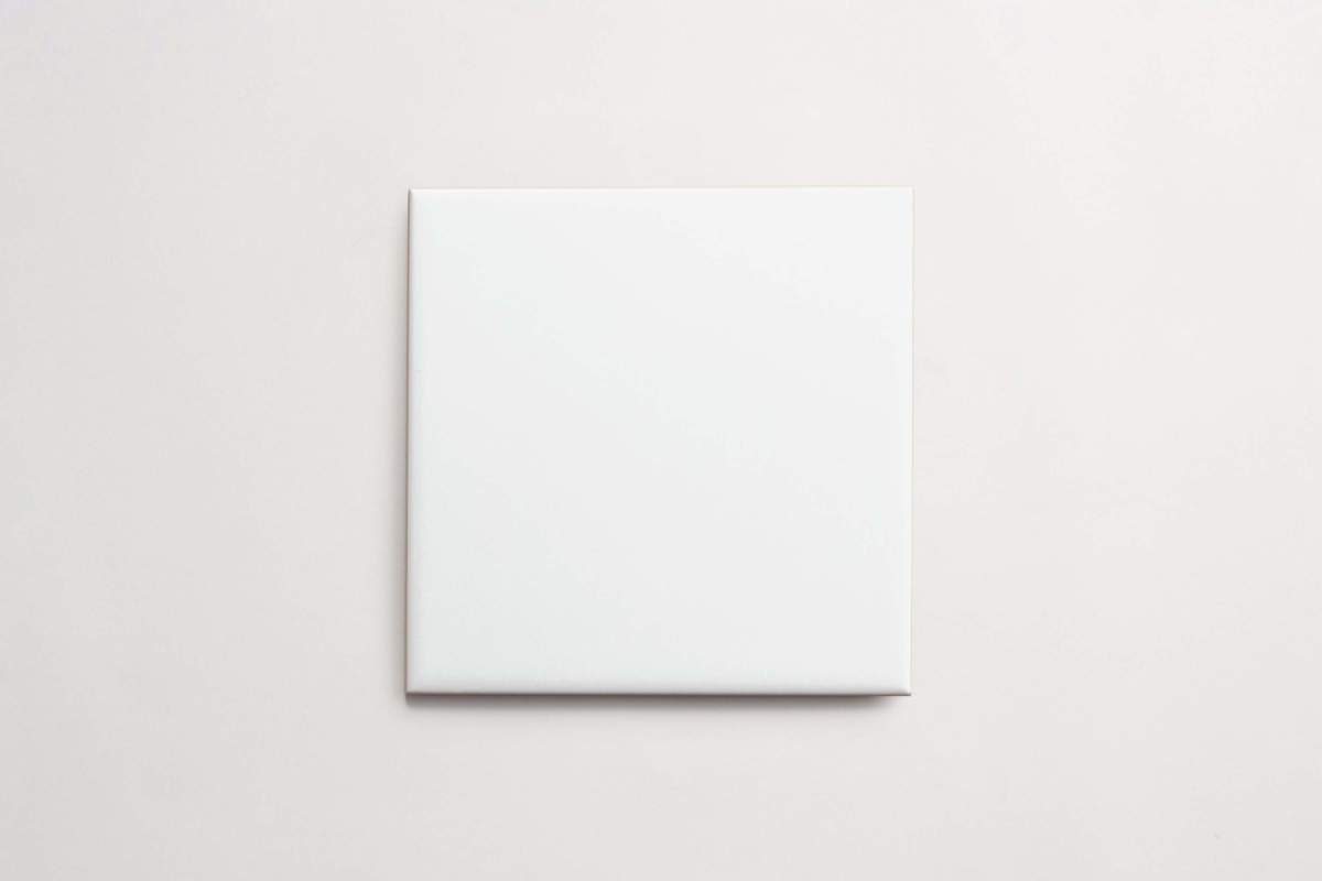 Tile ceramic white 6"x6" square subway gloss.