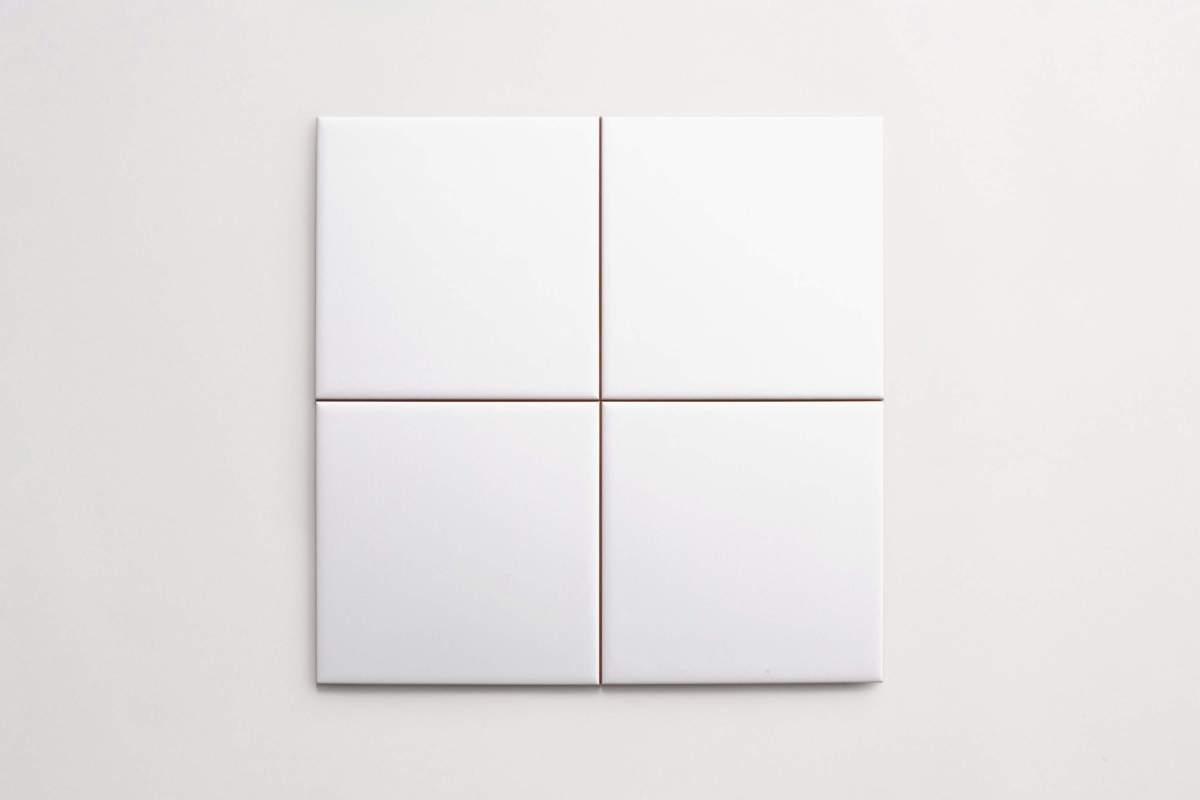 Tile ceramic white 6"x6" square subway gloss.