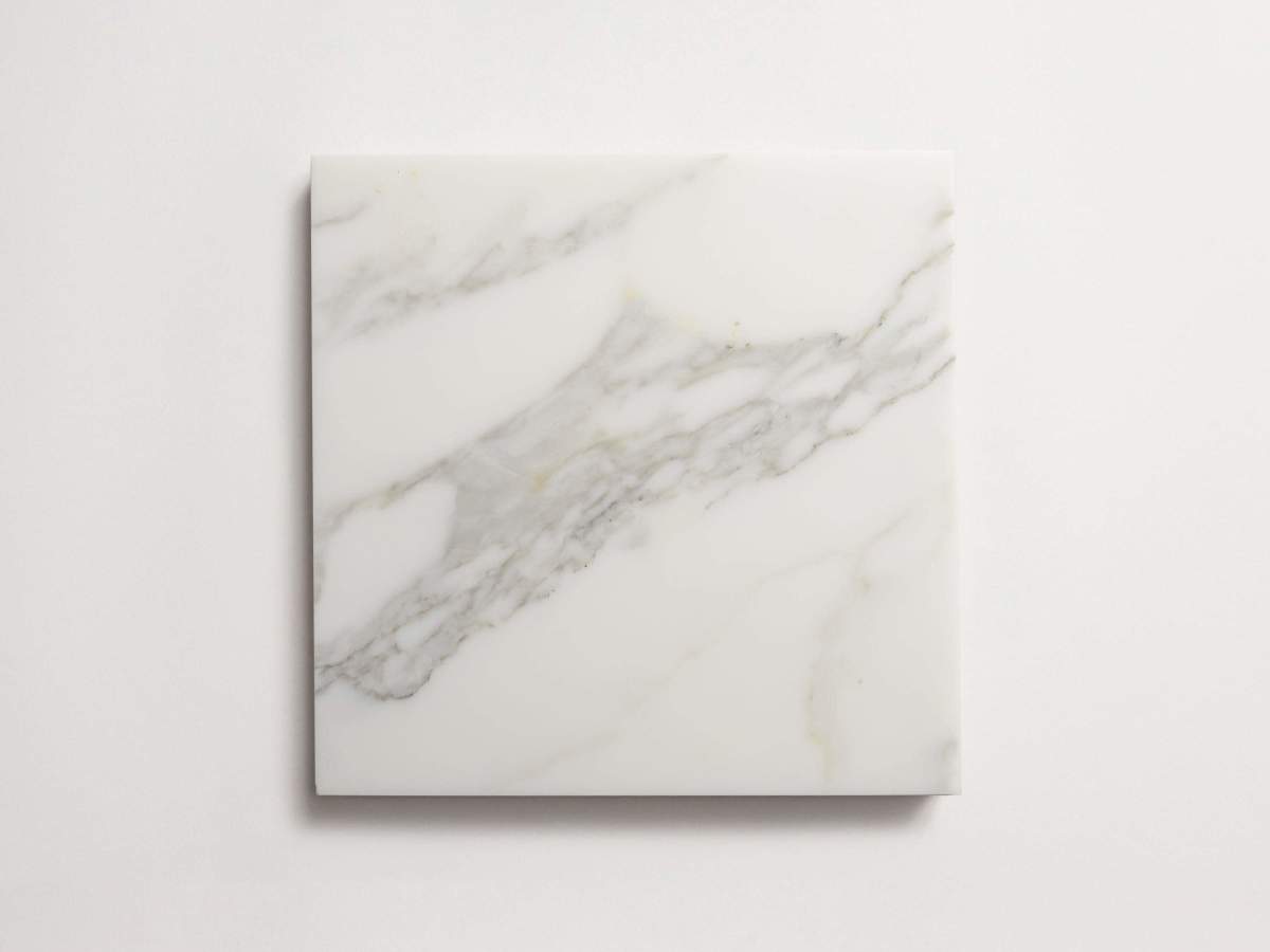 Premier Stone Tile honed white gold marble 12 x 12.