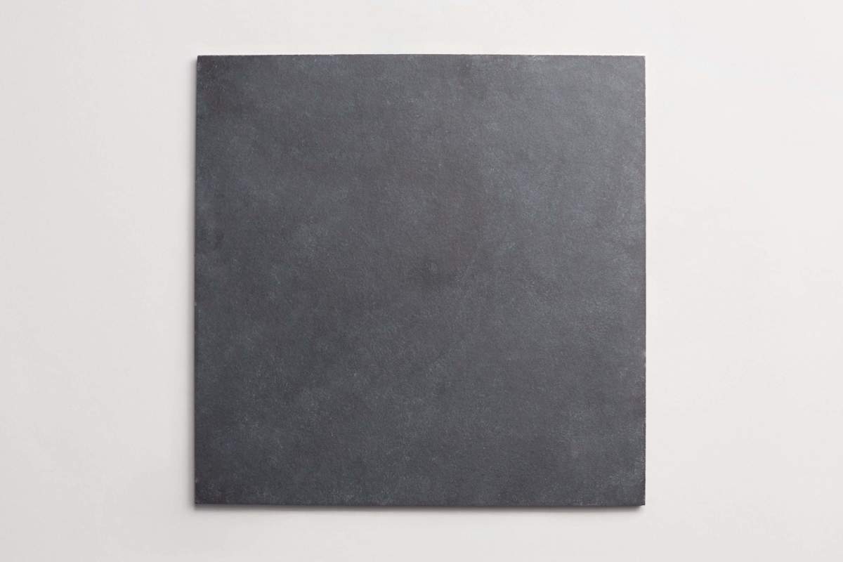 Tile natural stone slate square 16x16 grey.